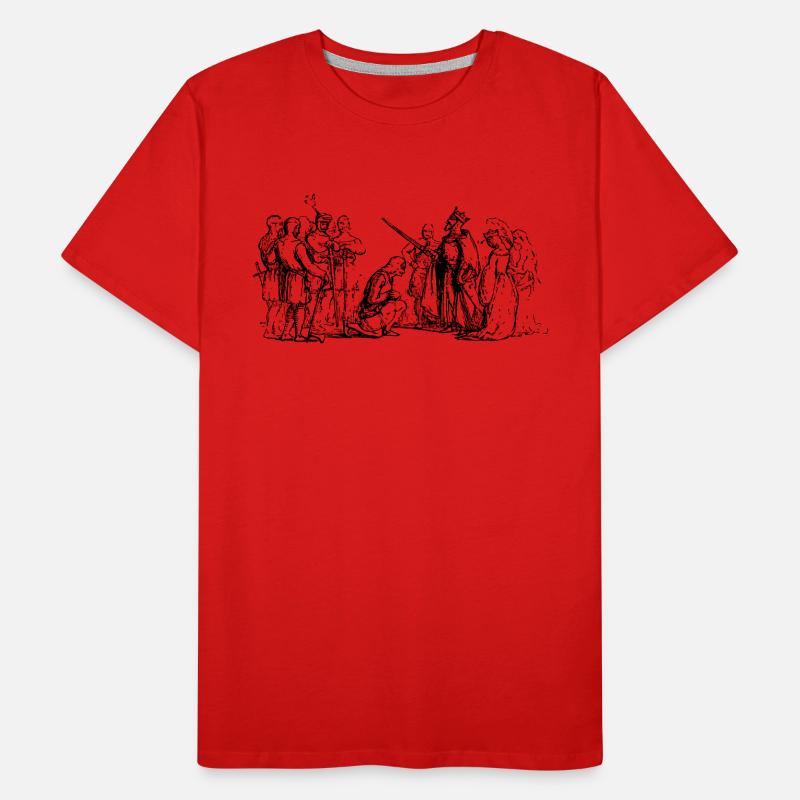 épée épée de chevalier chevalier armor71 T-shirt bio Premium Homme