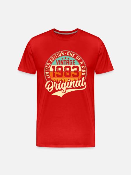 Millésime 1983 Original - T-shirt bio Premium Homme -
