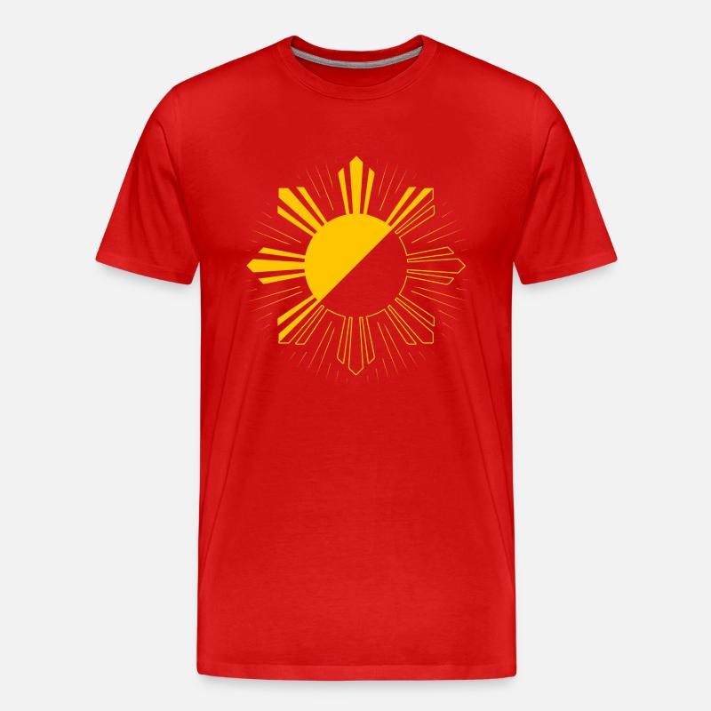 Philippinisch Philippinen - Männer Premium Bio T-Shirt - Rot