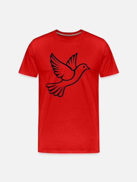 Colombe - T-shirt bio Premium Homme - rouge
