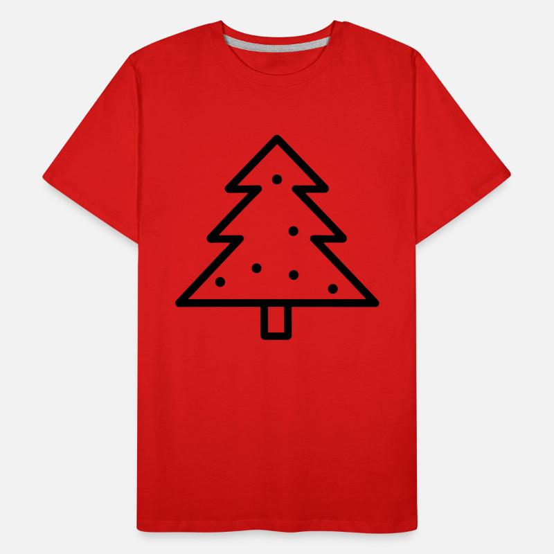 Christmas Tree Men's Premium Organic T-Shirt
