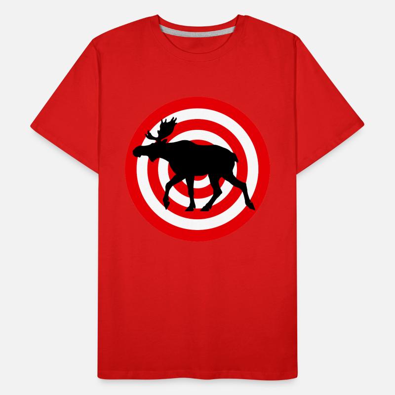 Elchjagd Männer Premium Bio T-Shirt