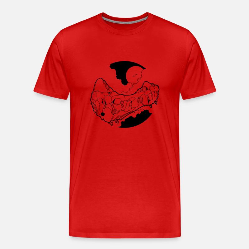 110 - Männer Premium Bio T-Shirt - Rot
