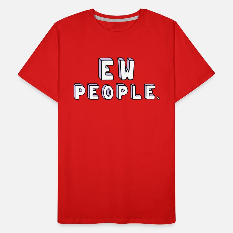 Les gens sont stupides. T-shirt bio Premium Homme