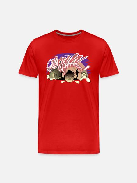 Angler Geschenkidee Cool Karpfen - Männer Premium Bio T-Shirt - Rot