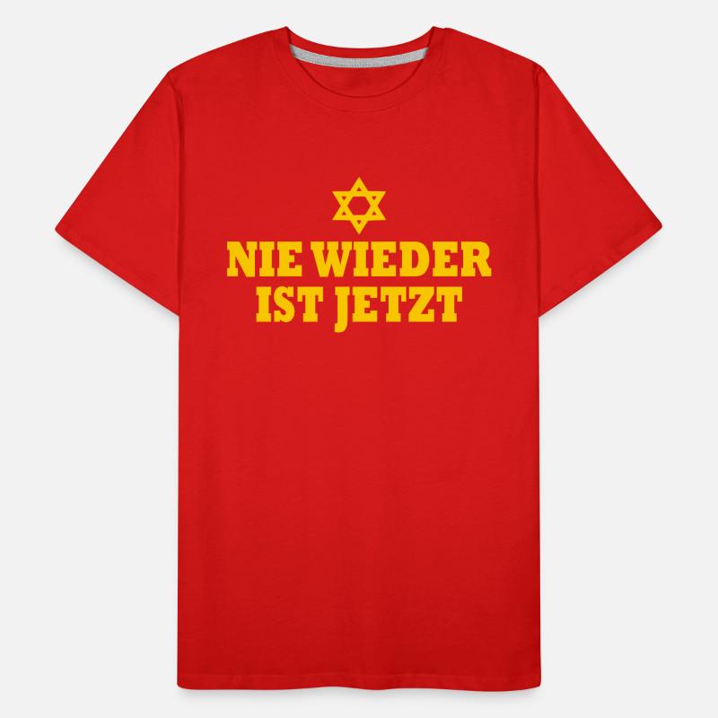Never again is now Men's Premium Organic T-Shirt