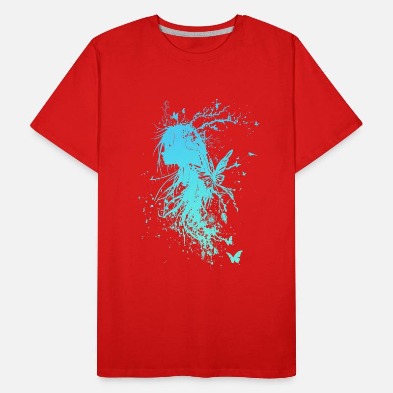 Fée Sombre Esthétique Fée Grunge Pixiecore T-shirt bio Premium Homme