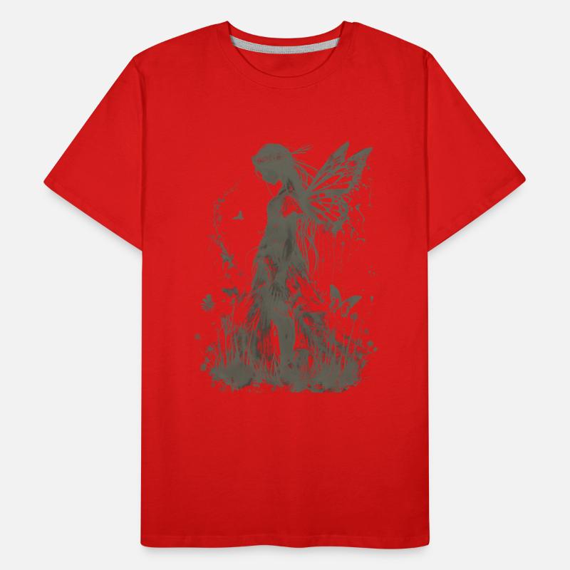 Fée sombre Mythpunk Fée esthétique Pixiecore T-shirt bio Premium Homme