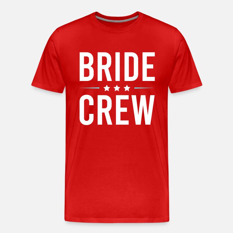 Bride Crew - Männer Premium Bio T-Shirt - Rot