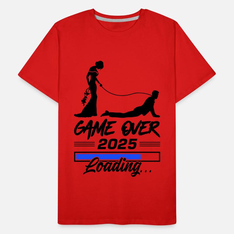 Wedding Loading 2025 Game Over T-shirt bio Premium Homme
