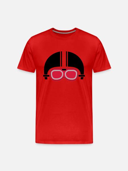 motorbike - Männer Premium Bio T-Shirt - Rot