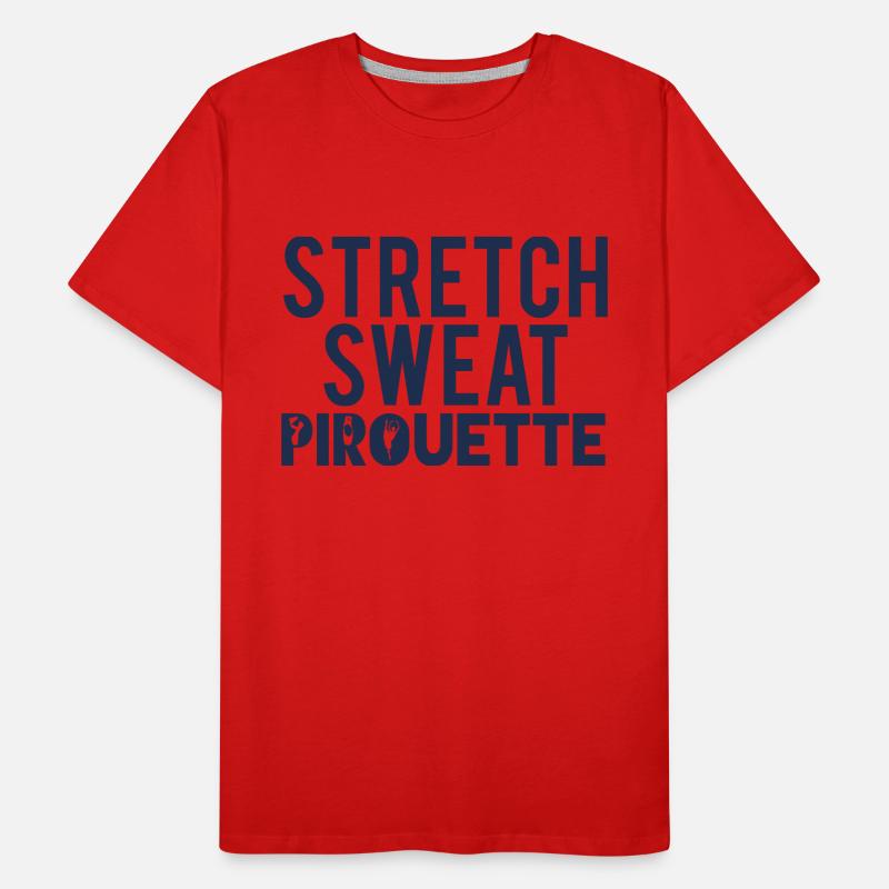 Ballet Gift Stretch - Sweat - Pirouette Men's Premium Organic T-Shirt