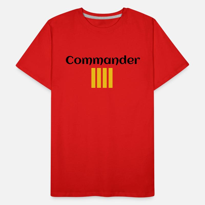 Commandant T-shirt bio Premium Homme