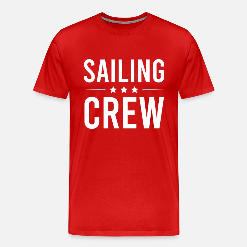 Équipage de navigation - T-shirt bio Premium Homme - rouge