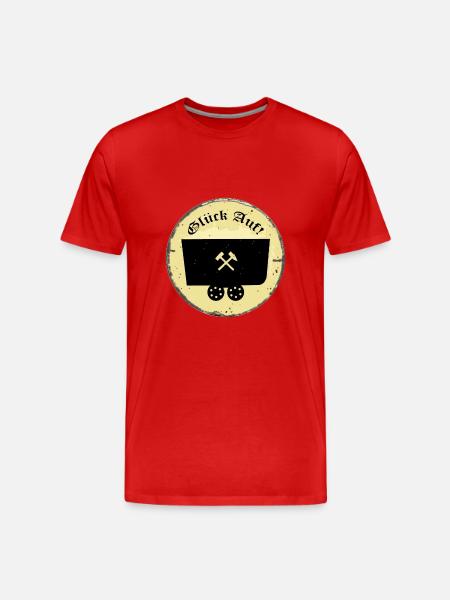 Glück Auf! - Männer Premium Bio T-Shirt -