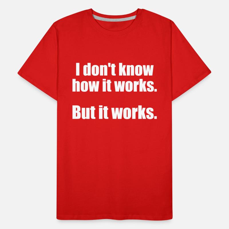 Programmer, Software, Computer Science, Developer Men's Premium Organic T-Shirt