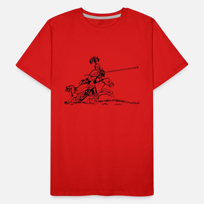 épée épée chevalier chevalier armor7 T-shirt bio Premium Homme