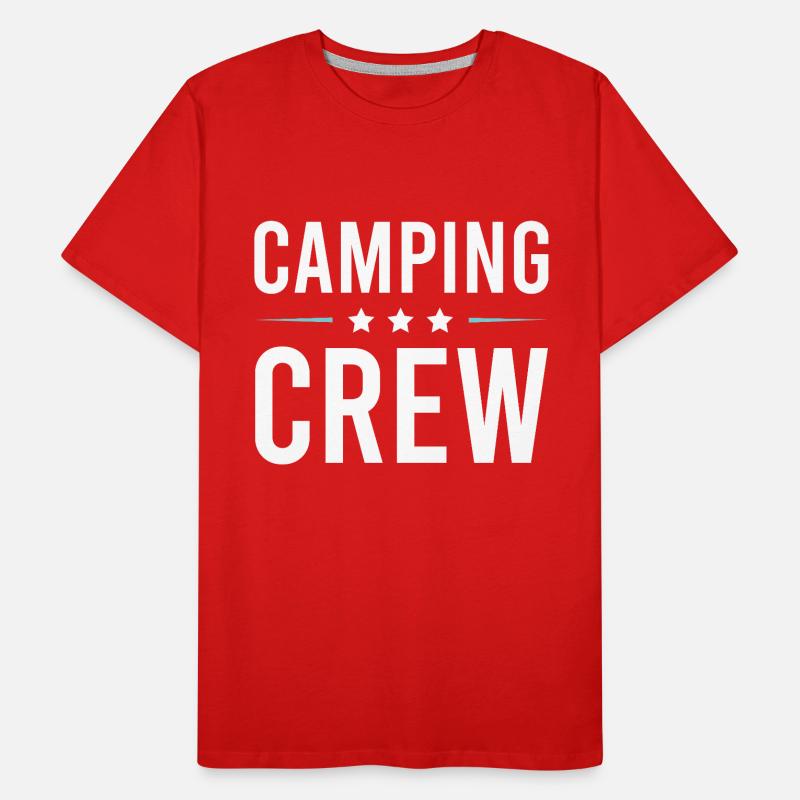 Équipe de camping T-shirt bio Premium Homme