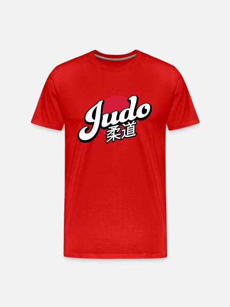 judo - Men's Premium Organic T-Shirt - red