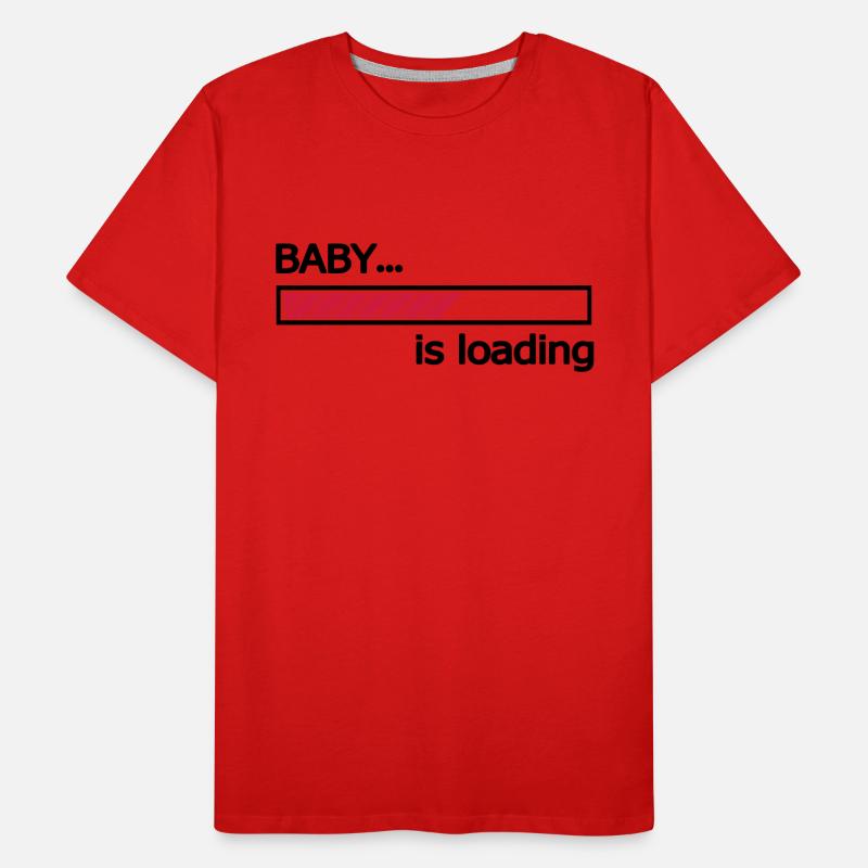 Baby is loading progress bar Loading Bar Men's Premium Organic T-Shirt
