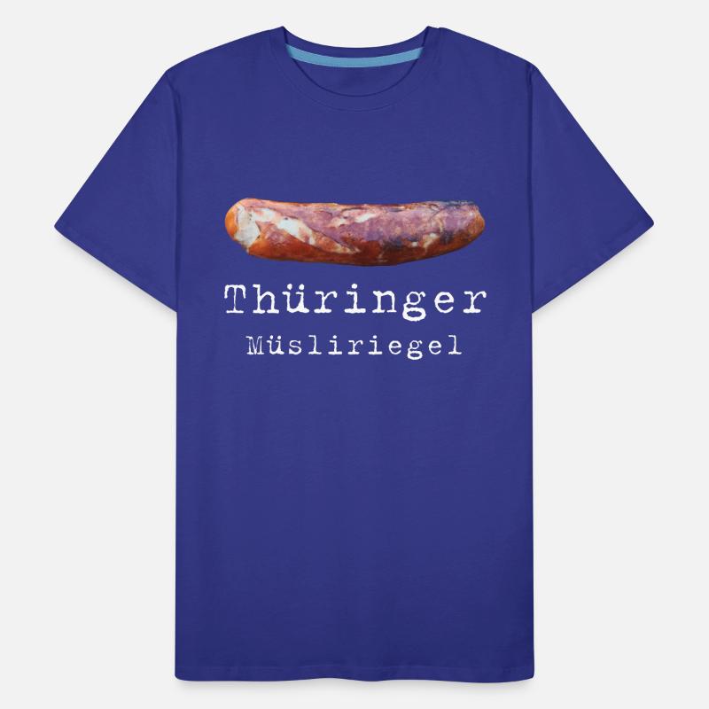 Bars à muesli de Thuringe (bratwurst) T-shirt bio Premium Homme
