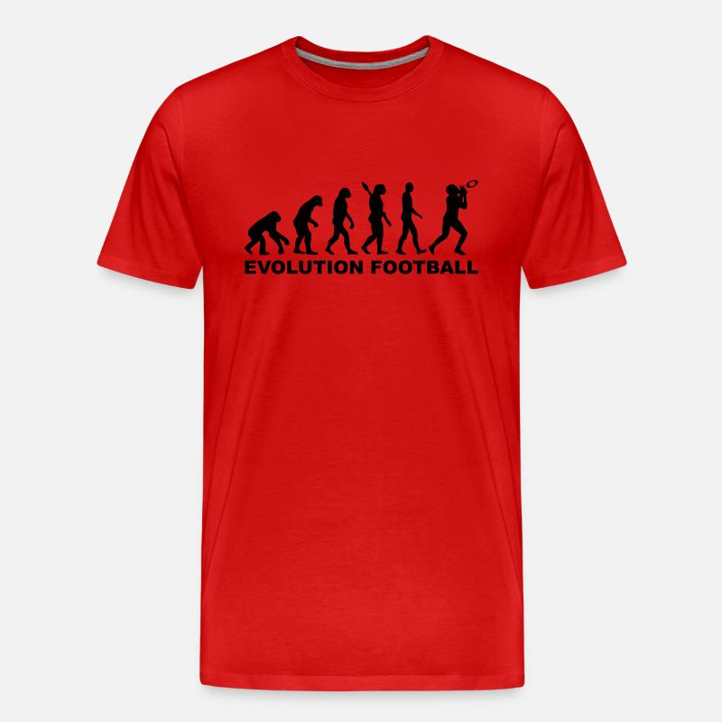 Evolution Football - T-shirt bio Premium Homme - rouge