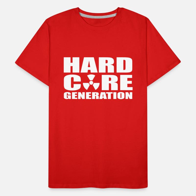 Hardcore Generation Radioactive EN Men's Premium Organic T-Shirt