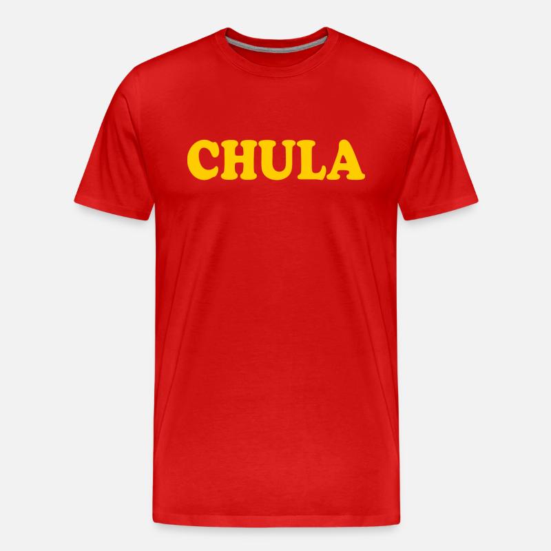 Chula - Männer Premium Bio T-Shirt - Rot
