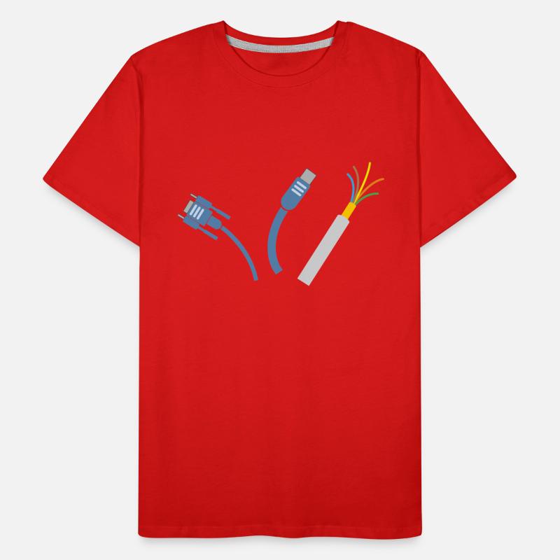câble T-shirt bio Premium Homme