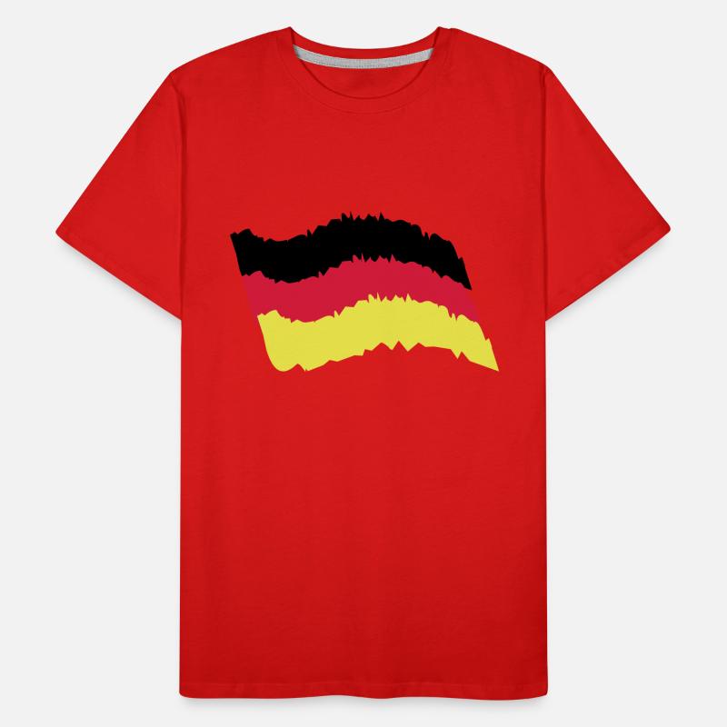 Germany Flag Men's Premium Organic T-Shirt