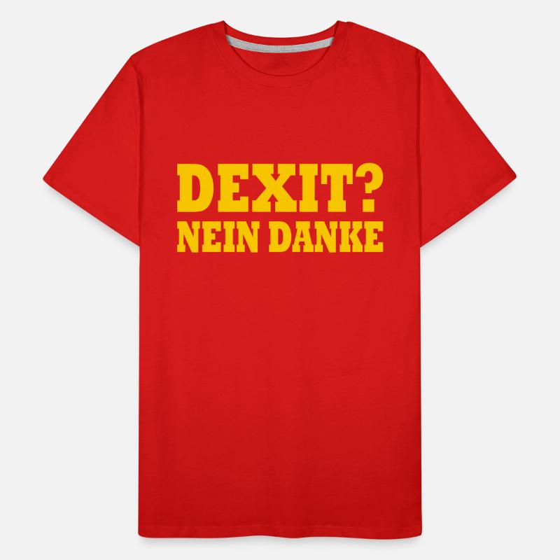 Dexit no thanks Men's Premium Organic T-Shirt