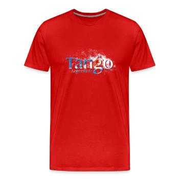 tango - Men's Premium Organic T-Shirt - red - Front - Damien (186cm)