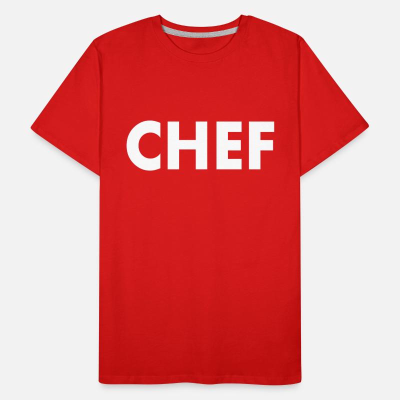 Chef T-shirt bio Premium Homme