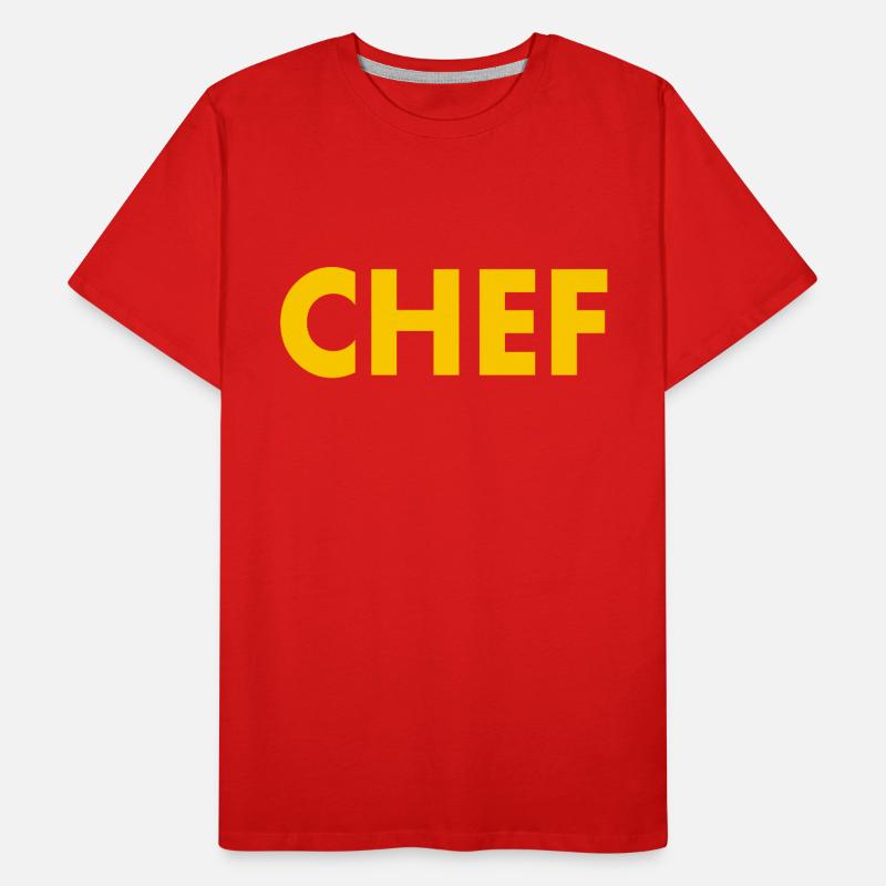 Chef T-shirt bio Premium Homme