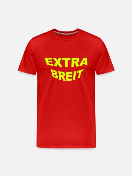 EXTRA BREIT EXTRABREIT - Männer Premium Bio T-Shirt - Rot