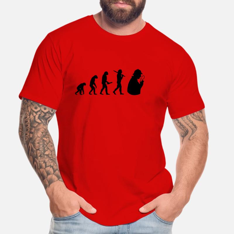sherlock holmes evolution progress development Men's Premium Organic T-Shirt