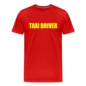 Taxi driver - Männer Premium Bio T-Shirt - Rot - Vorne - Damien (186cm)
