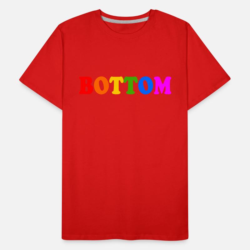 Bottom Men's Premium Organic T-Shirt