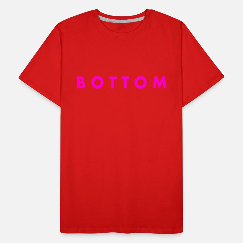 Bottom Men's Premium Organic T-Shirt