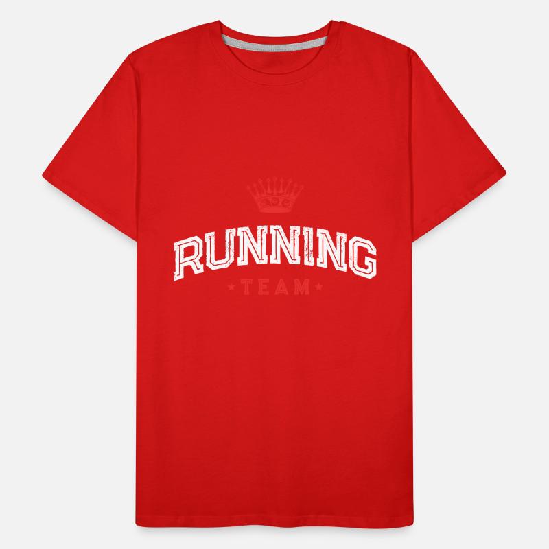 Équipe de course T-shirt bio Premium Homme