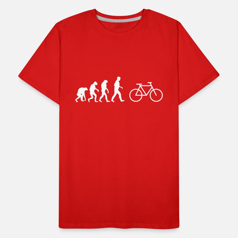 fahrrad evolution Männer Premium Bio T-Shirt