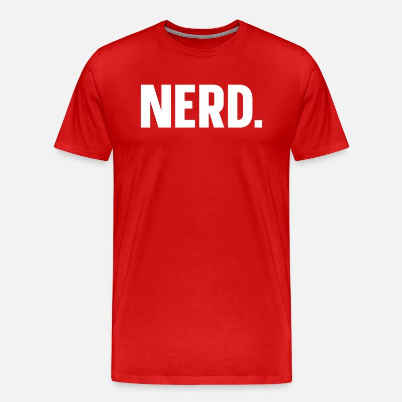 NERD einfach Nerd - Männer Premium Bio T-Shirt - undefined