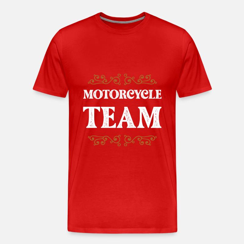 Motorcycle Crew - Männer Premium Bio T-Shirt - Rot