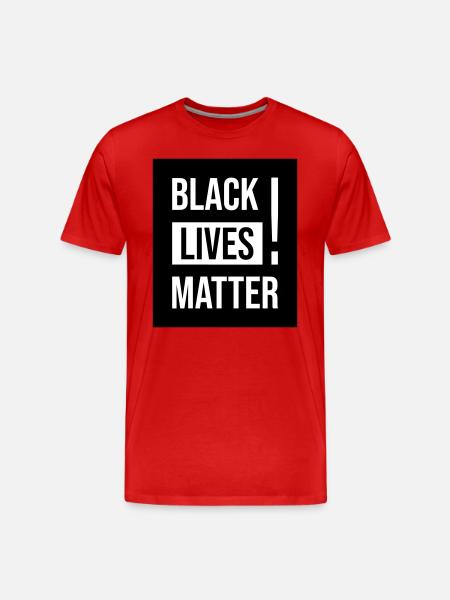 Black Lives Matter ! - Men's Premium Organic T-Shirt - red