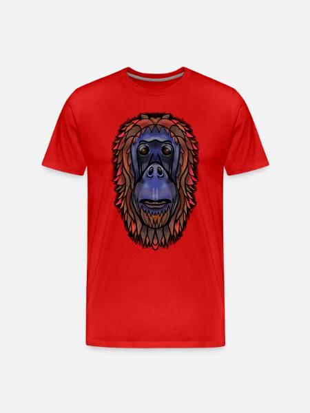 Butler by Jon Ball - Men's Premium Organic T-Shirt - red