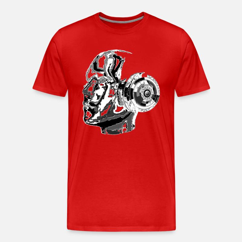 Artificial Intelligence A.I., Robots - Men's Premium Organic T-Shirt - red
