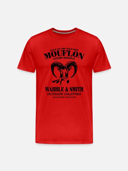 Mouflon - Men's Premium Organic T-Shirt - red