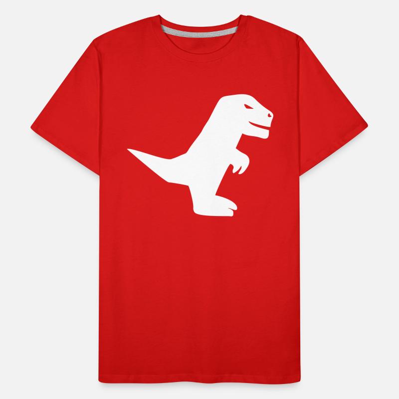 Dinosaurier Geschenk Männer Premium Bio T-Shirt