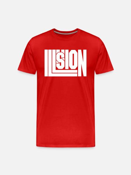Illusion - Men's Premium Organic T-Shirt - red