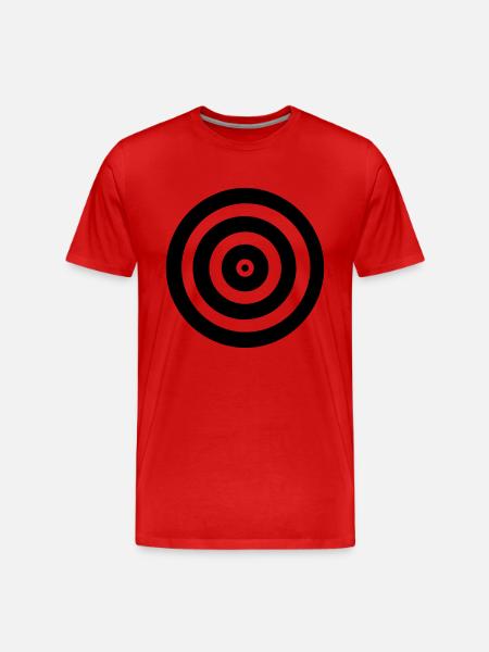 target - Men's Premium Organic T-Shirt - red